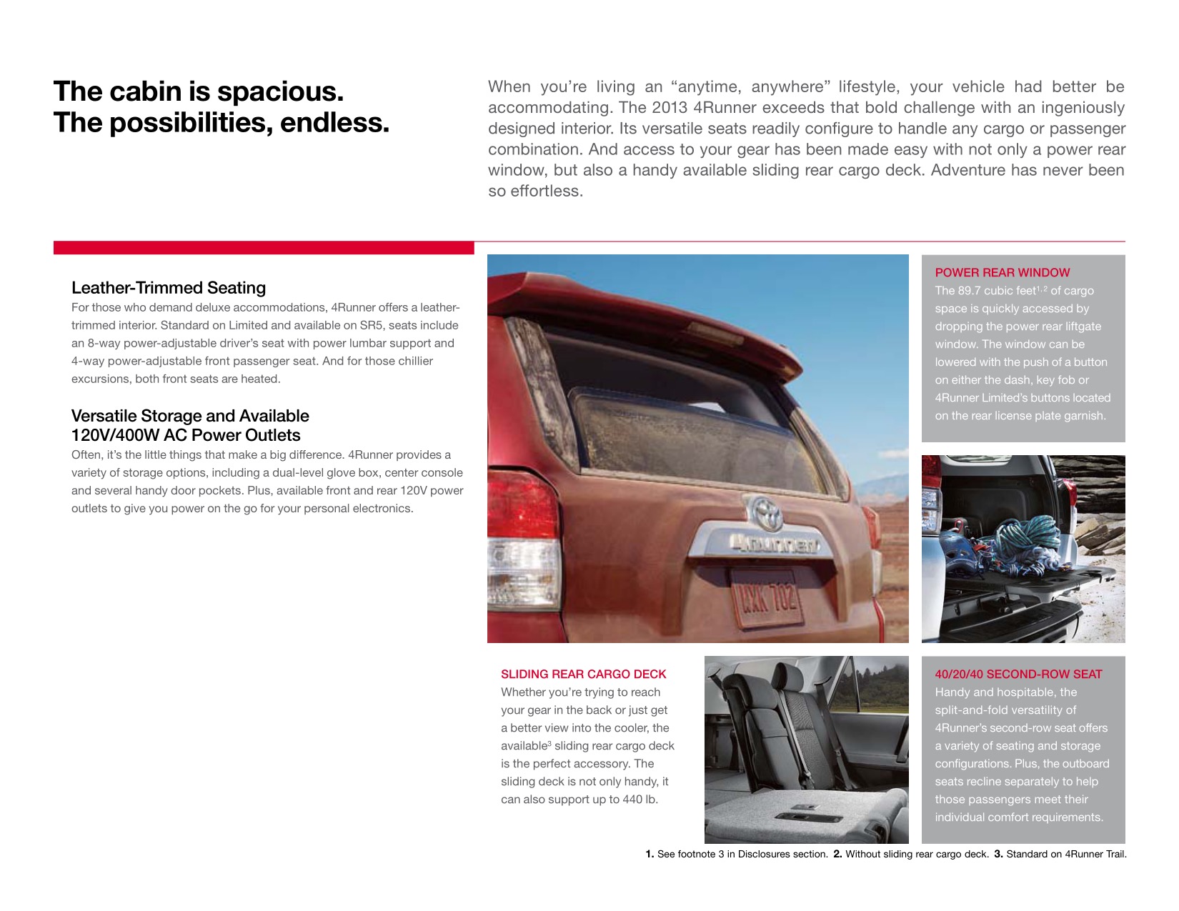 2013 Toyota 4Runner Brochure Page 3